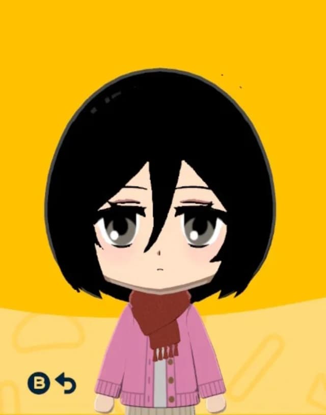 Mikasa Ackerman - Tomodachi Life Mii