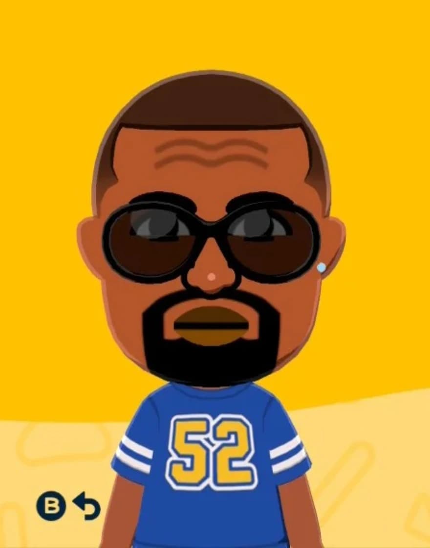 Kanye West - Tomodachi Life Mii portrait