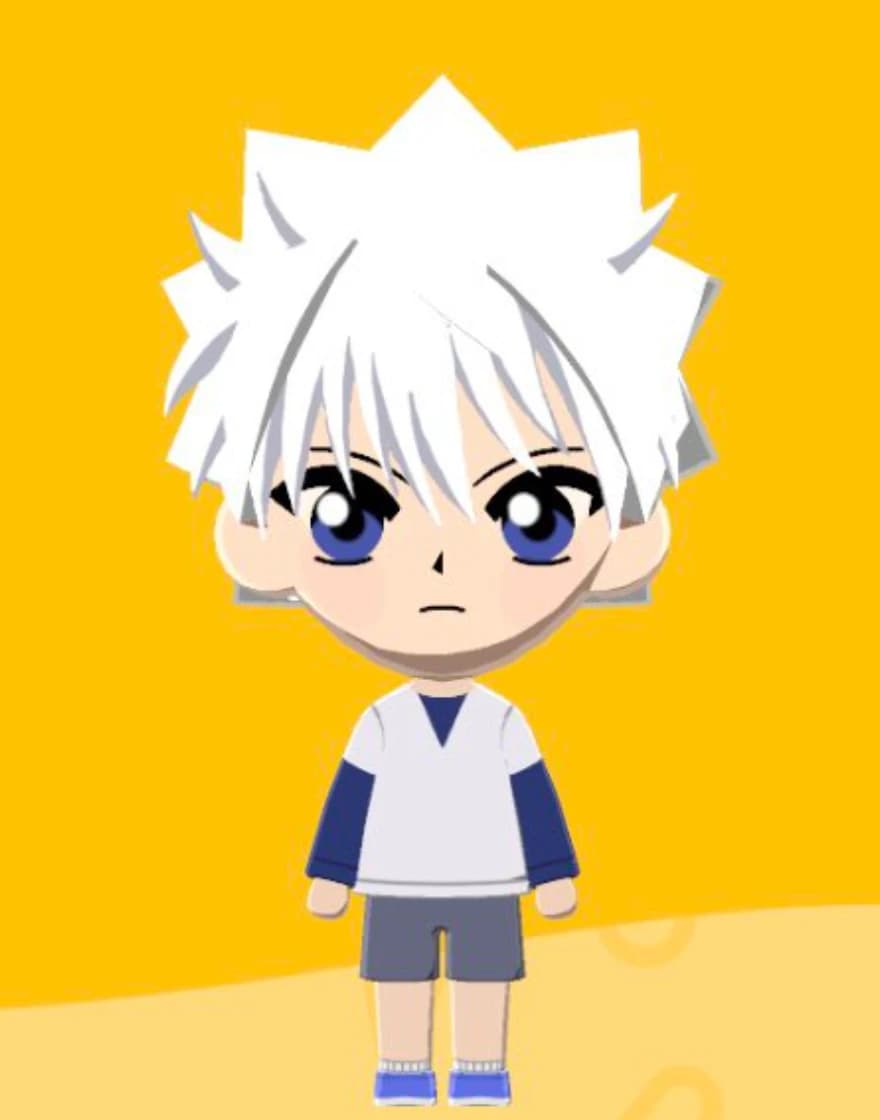 Killua Zoldyck - Tomodachi Life Mii portrait
