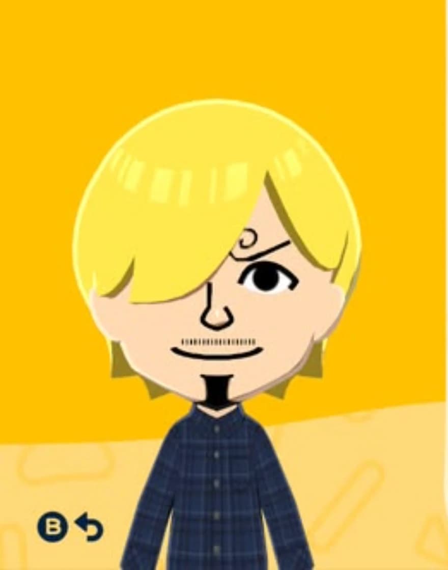 Vinsmoke Sanji - Tomodachi Life Mii portrait