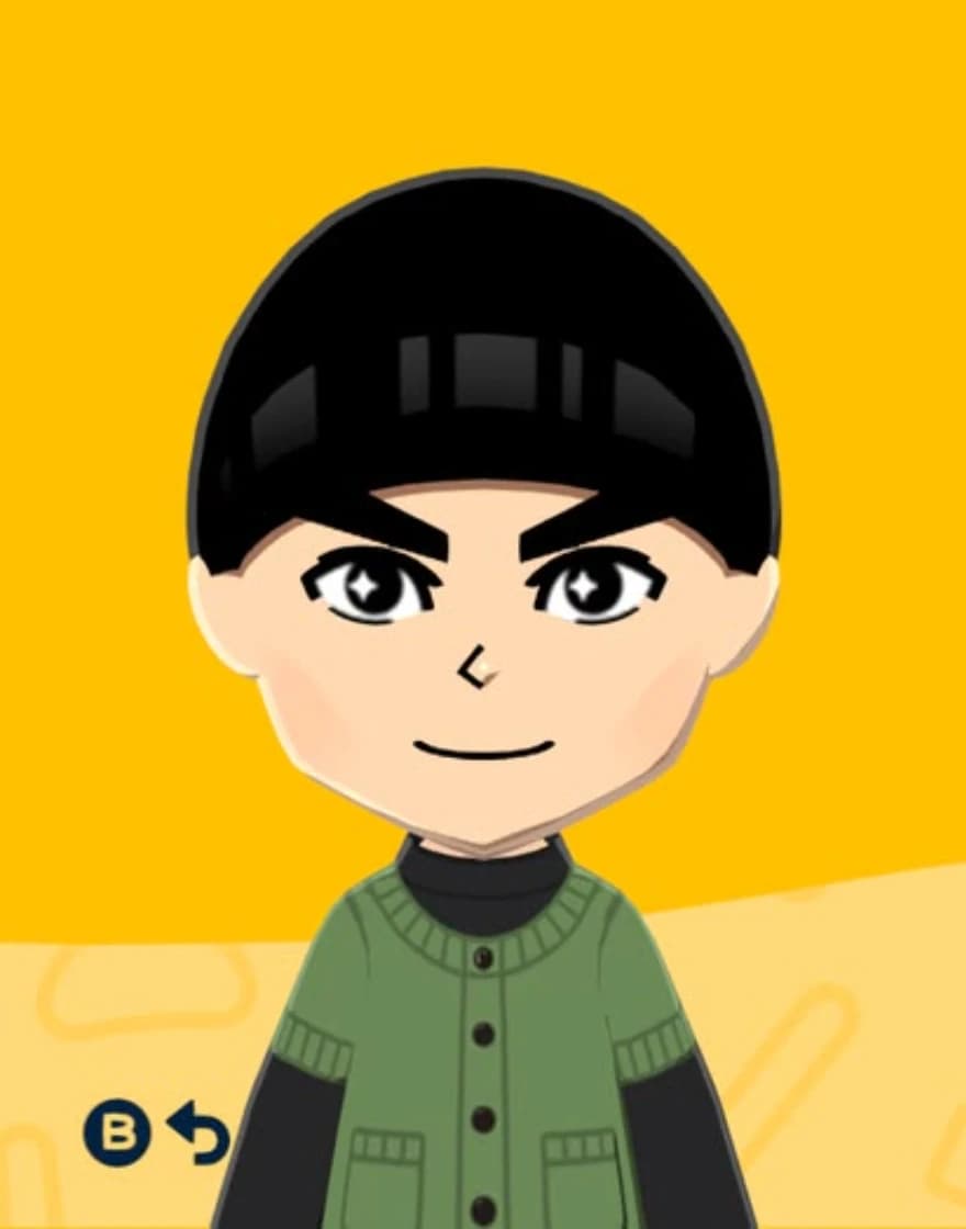 Might Guy - Tomodachi Life Mii portrait