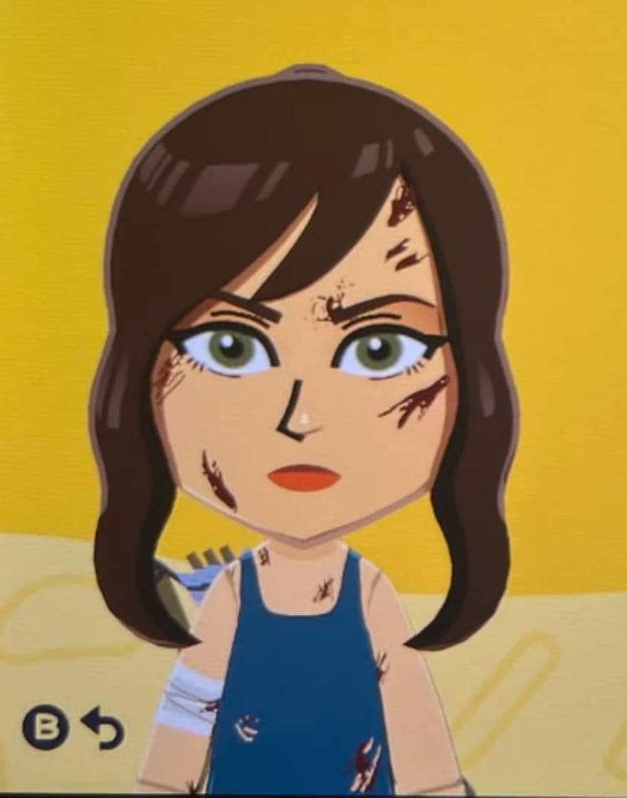 Lara Croft - Tomodachi Life Mii portrait