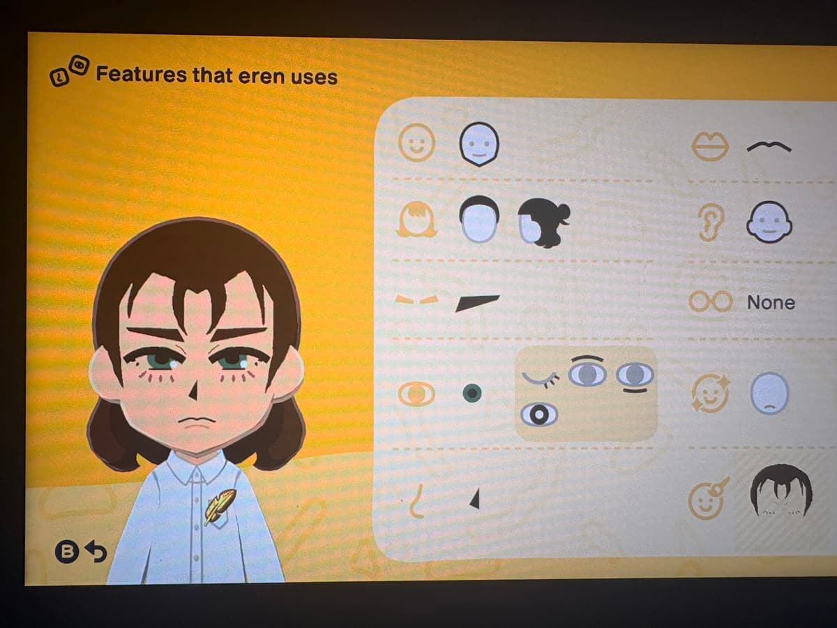 Eren Yeager Mii features guide