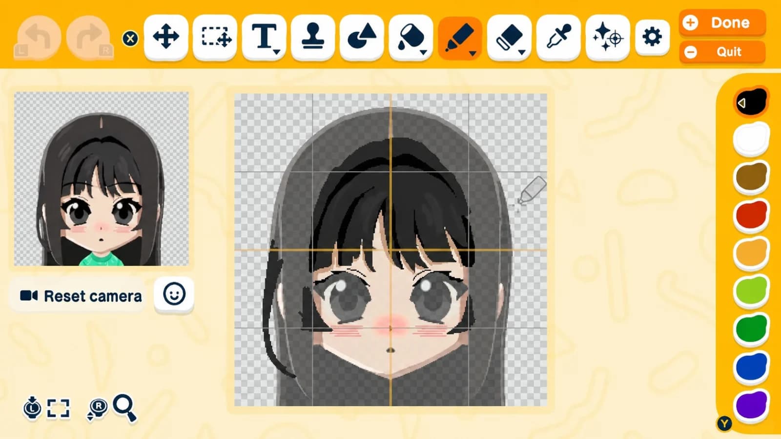 Akiyama Mio Mii facepaint