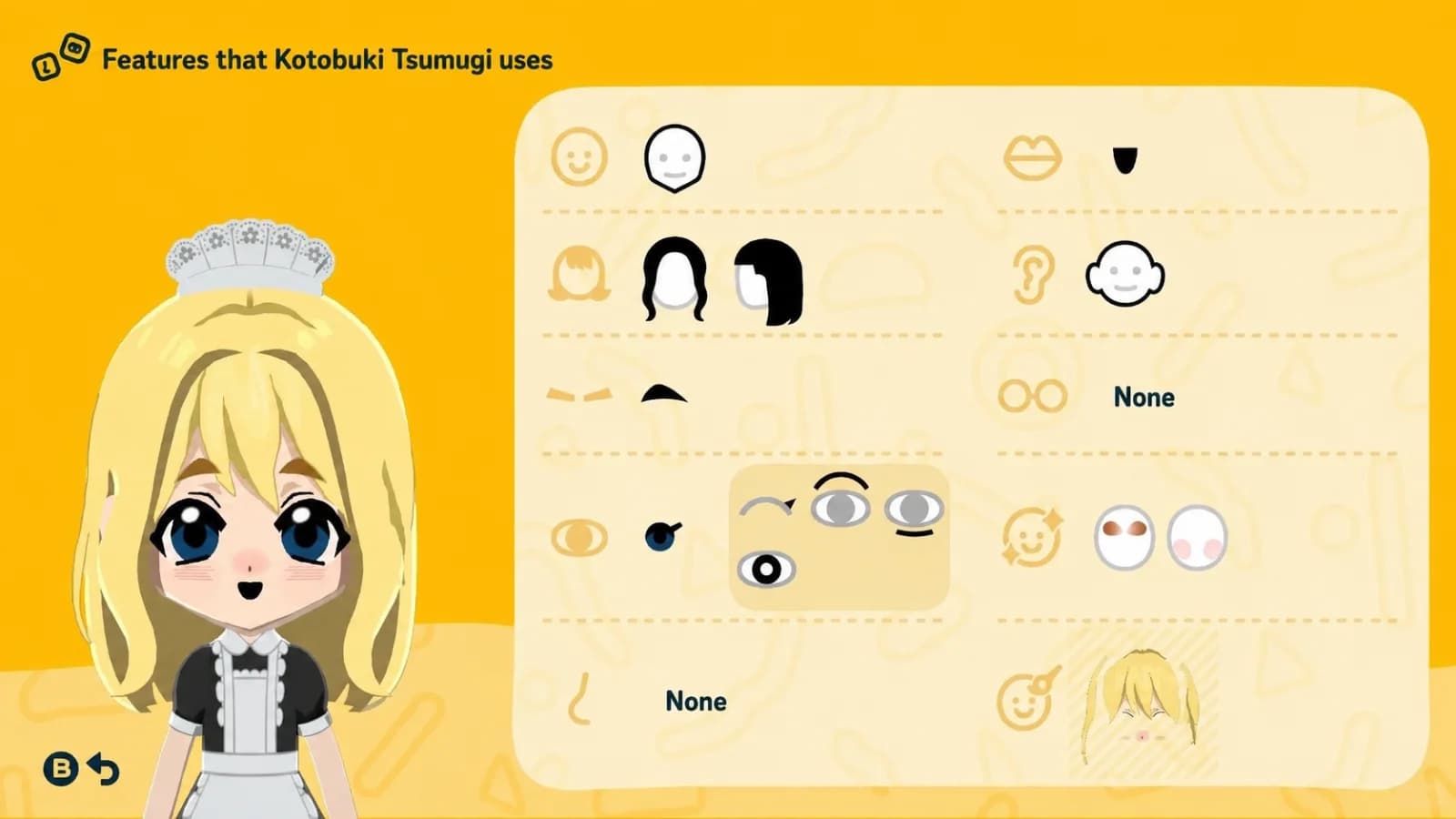 Kotobuki Tsumugi Mii features guide