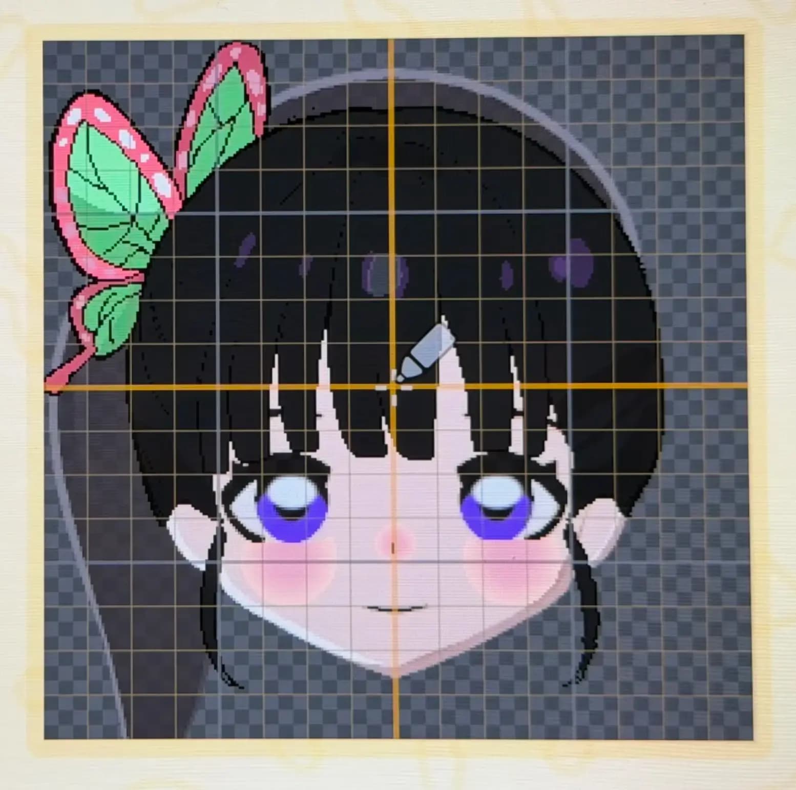 Kanao Tsuyuri Mii facepaint