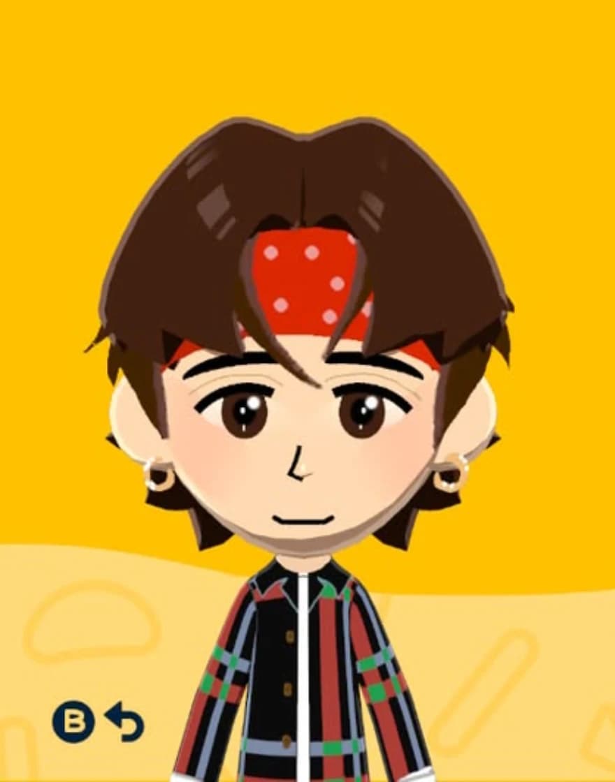 Taehyung - Tomodachi Life Mii portrait