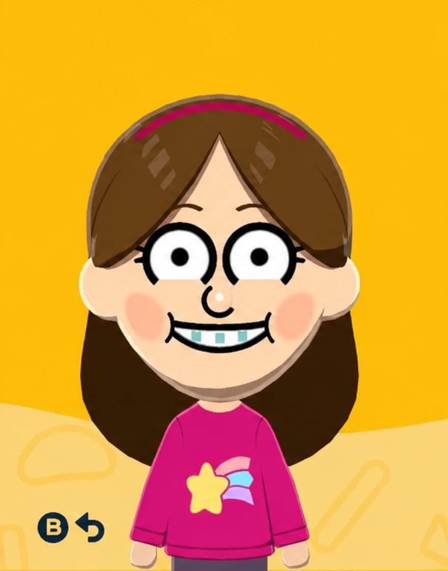 Mabel Pines - Tomodachi Life Mii portrait