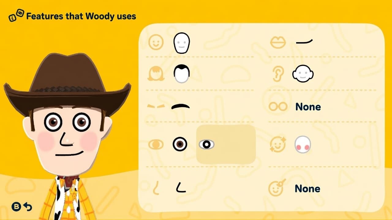 Woody Mii features guide