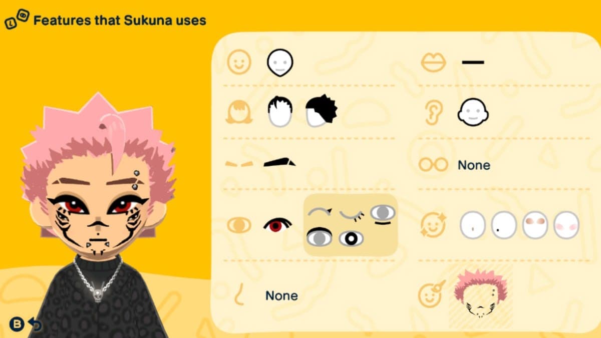 sukuna Mii features guide