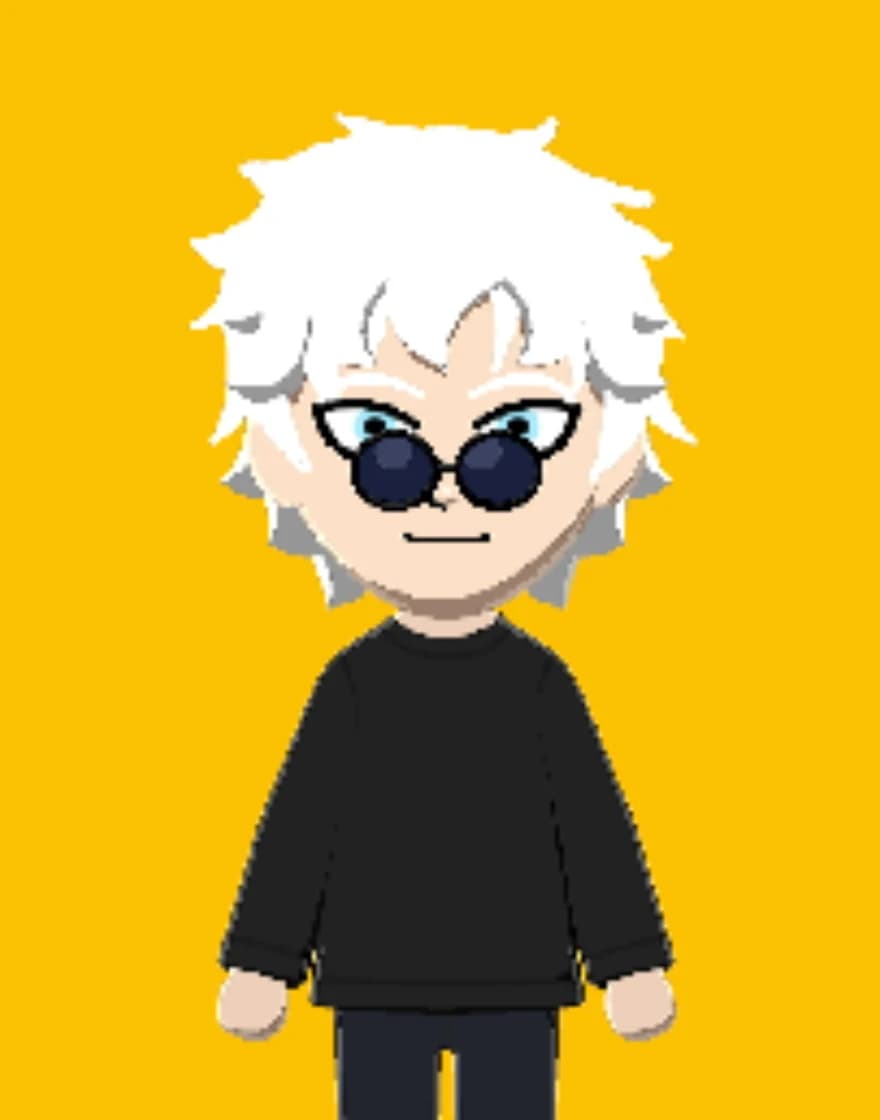 Satoru Gojo - Tomodachi Life Mii portrait