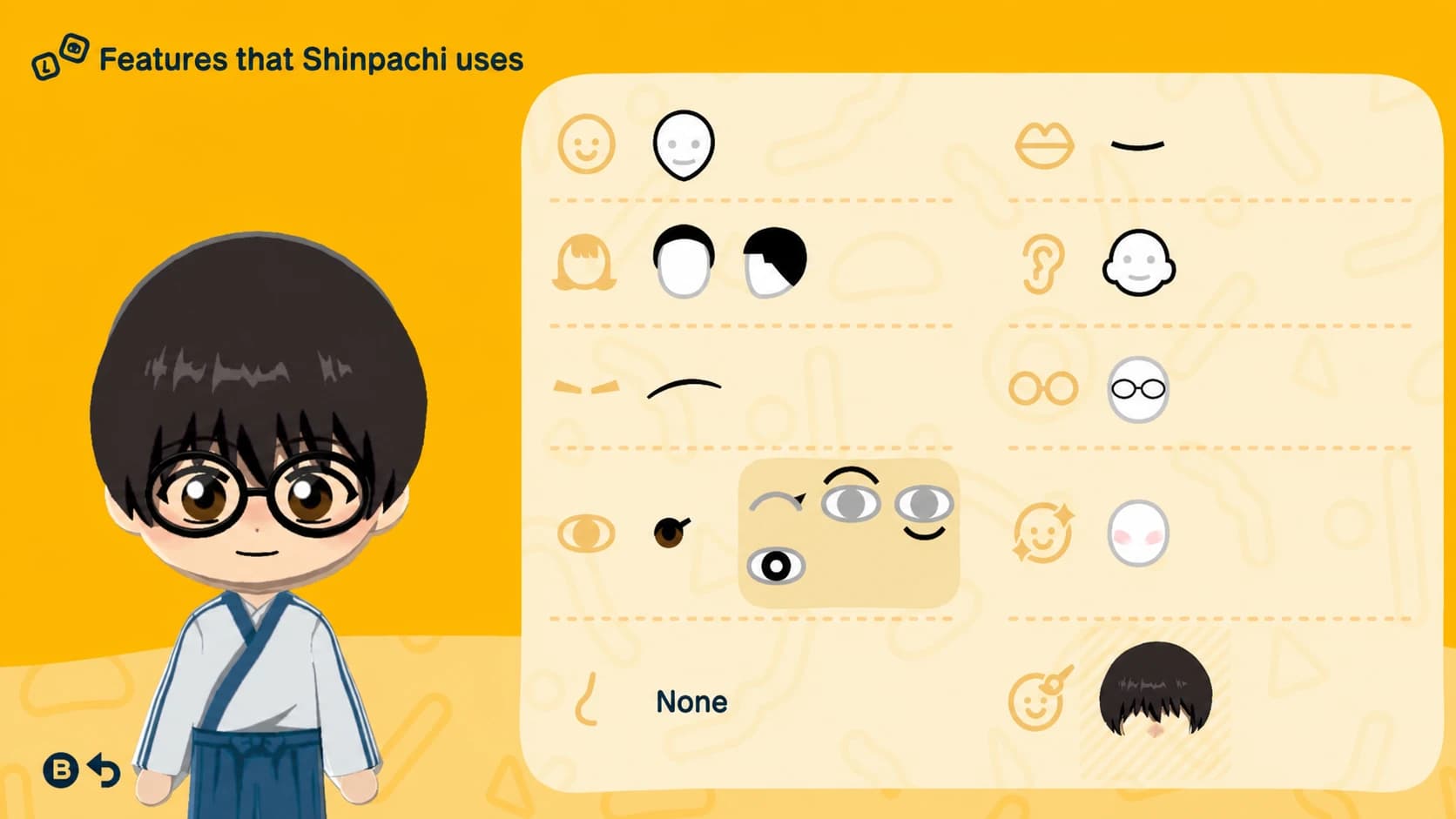 Shinpachi Shimura Mii features guide