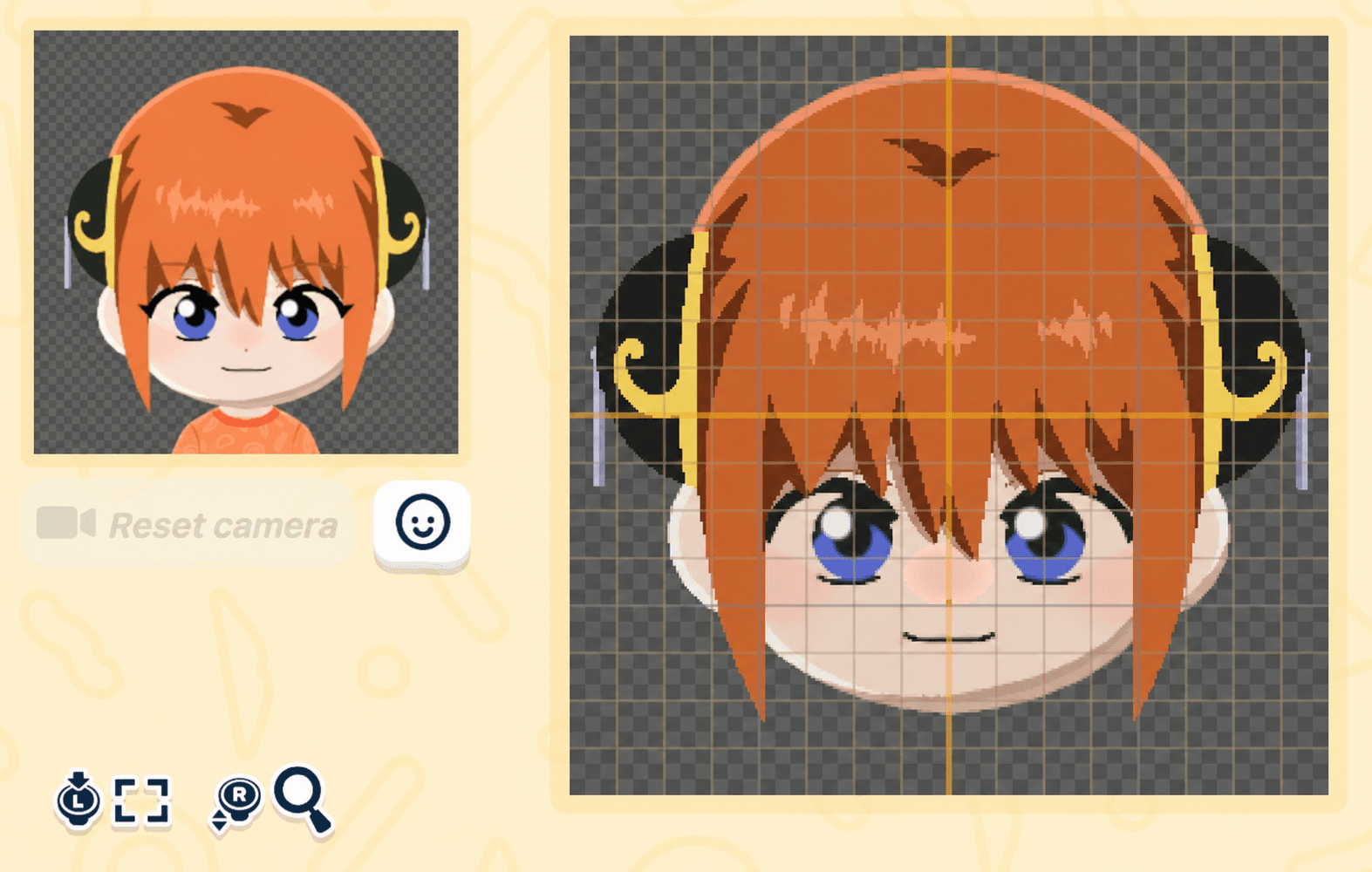 Kagura Mii facepaint
