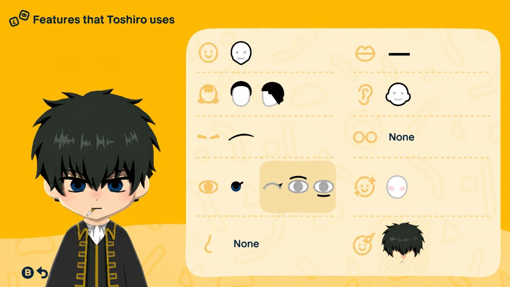 Toshiro Hijikata Mii features guide