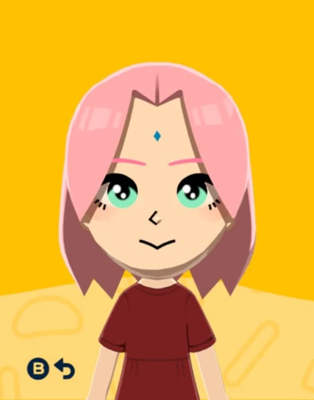 Sakura Haruno - Tomodachi Life Mii